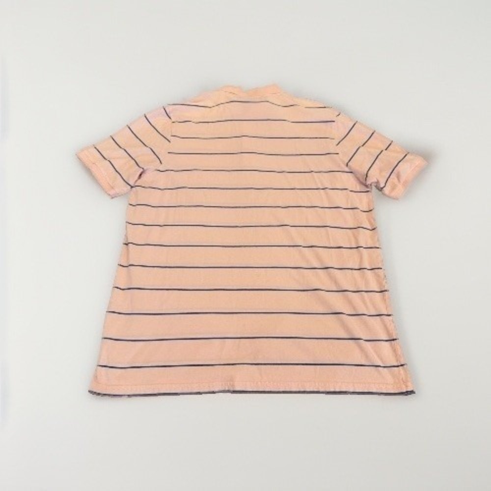 Criquet Polo Shirt Pima Soft Men's XL Pink Striped Lightweight Pocket 4 Button - Picture 2 of 5